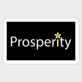 Prosperity text design Sticker